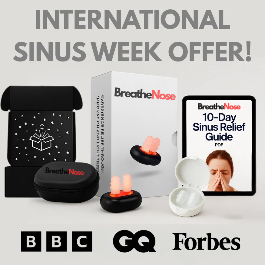 Instant relief from sinusitis and pressure