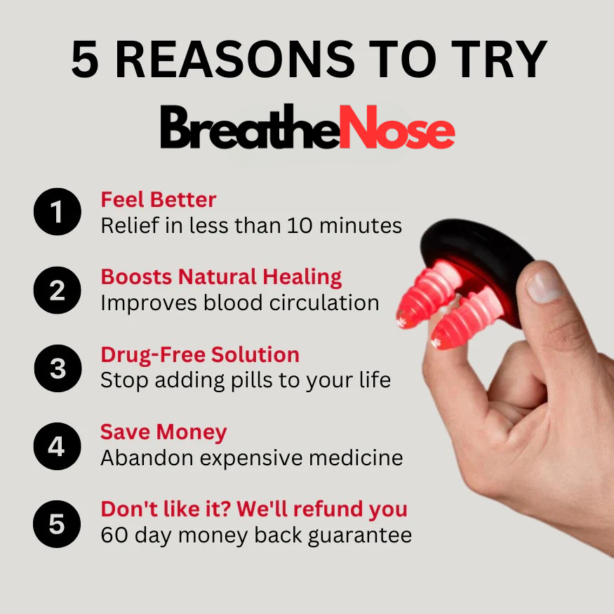 Instant relief from sinusitis and pressure