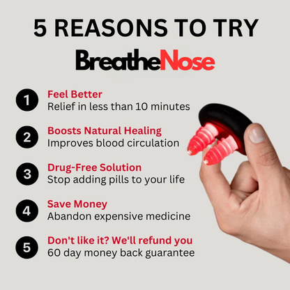 Instant relief from sinusitis and pressure